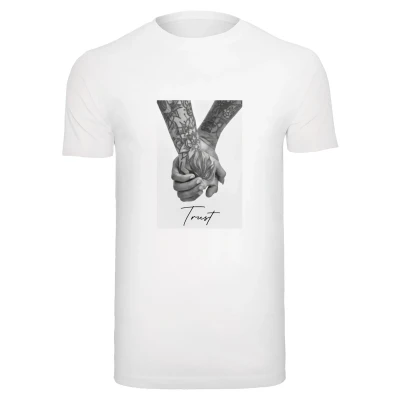 Abbildung von Mister Tee Trust Tshirt print, Herren, Größe: Large, Weiß
