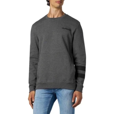 Abbildung von Hurley Herren Oceancare Crew Pullover Sweater, Dunkelgrau, XXL