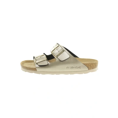 Abbildung von Rohde Pantolette flach, Damen, Größe: 40, Messing Schuhe