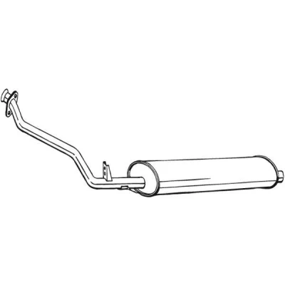 Abbildung von BOSAL 284 369 Vorschalldämpfer MERCEDES BENZ: MB 100 Pritsche/Fahrgestell