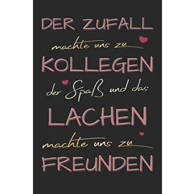Abbildung von Der Zufall machte uns zu Kollegen: A5 blanko Notizbuch / Notizheft Tagebuch Kollegenbuch zum Abschied einer lieben Kollegin oder Kollegen