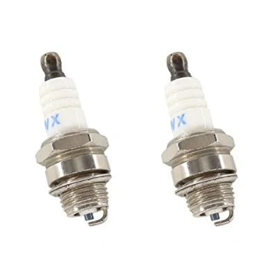 Abbildung von HURI 2 Stück Zündkerze für Timbertech MS 2TL 52 Motorsense Freischneider 3PS 52ccm