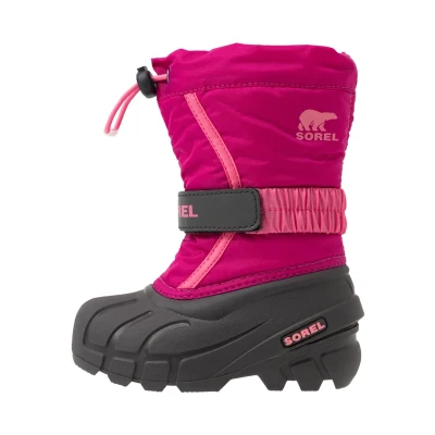 Abbildung von Sorel Youth Flurry Snowboot/Winterstiefel für Kinder, Größe: 30, Deep blush/tropic pink Schuhe