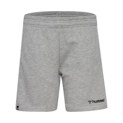Abbildung von hummel hmlMOVER Cotton Bermuda Shorts Kids, Grey Melange, 128