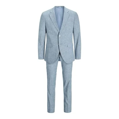 Abbildung von JACK&amp;JONES Herren JPRRIVIERA Linen Suit Slim SN PLS Anzug, Troposphere/Fit:Slim FIT, 72 Größen