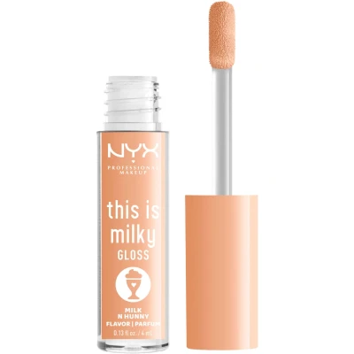 Abbildung von Nyx Professional Makeup THIS IS Milky Gloss Lipgloss, Damen, Größe: 4 ml, Milk n hunny