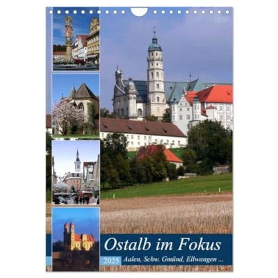 Abbildung von Ostalb im Fokus (Wandkalender 2025 DIN A4 hoch), CALVENDO Monatskalender