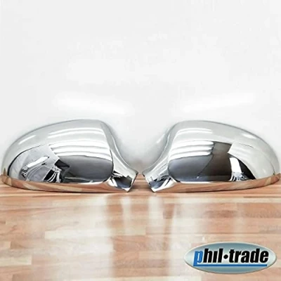 Abbildung von EDELSTAHL SPIEGELKAPPEN CHROM von Recambo passend für VW PASSAT B6, 3C BJ 2005 2010