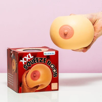 Abbildung von Out of the Blue Spielcenter Knetball Brust XXL Antistress Squeezie Mega Boobs