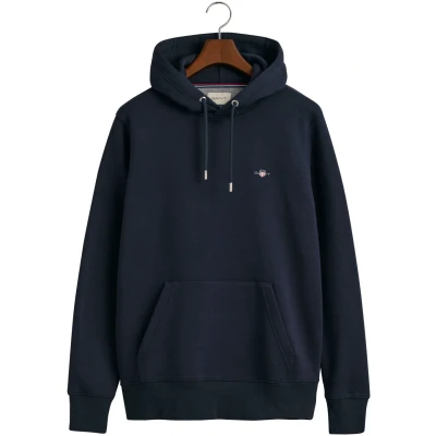Abbildung von Gant Herren Reg Shield Hoodie Kapuzenpullover, Evening Blue, XXL EU