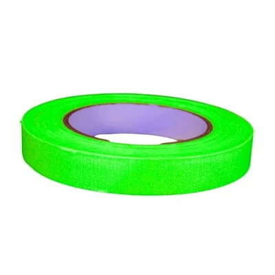Abbildung von UV FLOOR Gaffer Fluoreszierende Grün Aufkleber Premium Qualität Neon Zubehör Party Dekorativer Klebestreifen 1,9cm x 25 m
