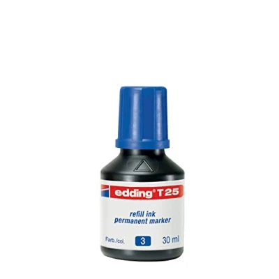 Abbildung von edding Nachfülltinte T 25 für Permanentmarker 30ml blau