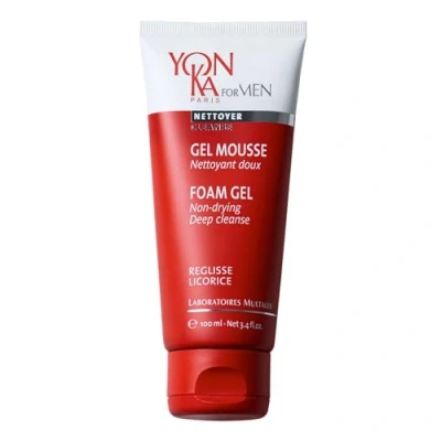 Abbildung von Yon Ka for Men Reinigungsgel Schaum 100 ml 93% natürlichen Ursprungs Ultra mildes für das Gesicht entfernt Staub und Verunreinigungen mit einem seidigen Schaum, alle Hauttypen, auch