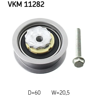 Abbildung von SKF VKM 11282 Spannrolle, Zahnriemen VOLKSWAGEN: Golf 7 Variant, VIII Schrägheck, AUDI: A3 Sportback