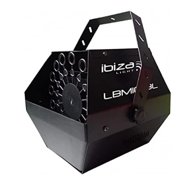 Abbildung von Ibiza LBM10 BL Seifenblasenmaschine mit Halterung Schwarz