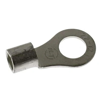 Abbildung von Lumonic 25x Quetschkabelschuhe blank 16 25mm² I RIngkabelschuhe M12 unisoliert Kabelschuhe M12, Rohrkabelschuh 16mm2 25mm2 Ringösen, Quetschverbinde