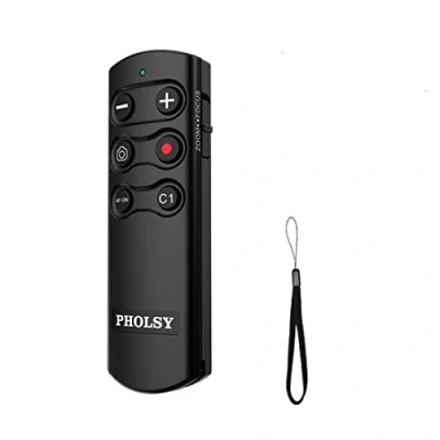 Abbildung von PHOLSY Drahtlose Fernbedienung Kabellose RMT P1BT Bluetooth Kamera Fernauslöser Kompatibel mit Sony a1, a6400, a6600, a6700, a7C, a7M3, a7M4, a7RM3, a7RM4, a7SM3, a9M2, RX0M2, RX100M7, ZV 1, E10