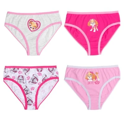 Abbildung von PAW Patrol 4ER PACK Slip für Kinder, Größe: 98/104, Rosa pink