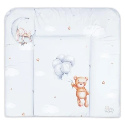 Abbildung von Wickelauflage Wickelkommode Auflage Baby 85 x 72 cm Wickelmatte Wickeltischauflage Wasserfest Wickelunterlage Weich Teddybären B