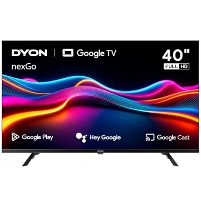 Abbildung von DYON nexGo 40F Smart TV 40 Zoll (100 cm) Full HD Google mit Sprachsteuerung, Assistant, Play Store, Chromecast, Triple Tuner, Netflix, Prime Video &amp; YouTube [Modell 2025]
