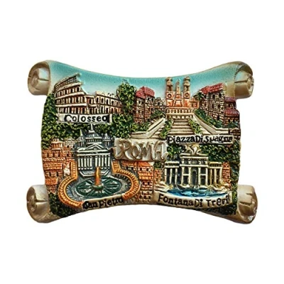 Abbildung von Rom Italien 3D Kühlschrankmagnet Reise Aufkleber Souvenirs Haus &amp; Küche Dekoration Roma aus China