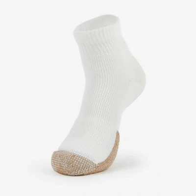 Abbildung von Thorlos Unisex Tennis Thorlo Mini Crew Socken, Weiß, Größe M