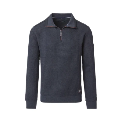 Abbildung von Casamoda Strickpullover, Herren, Größe: Large, Dunkelblau