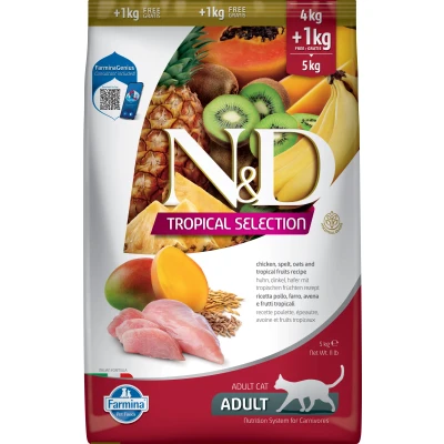 Abbildung von N&amp;D Tropical Katzenfutter Huhn 5 kg