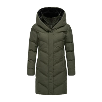 Abbildung von Ragwear Stepp Natalka COSY Wintermantel, Damen, Größe: XS, Dark olive