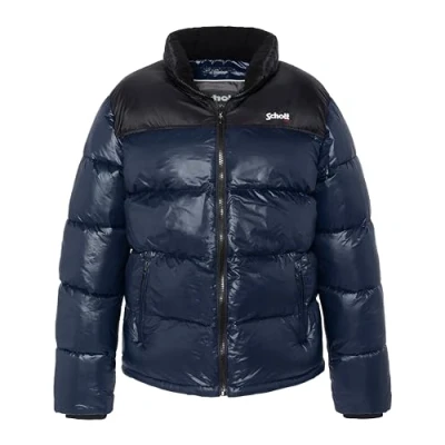 Abbildung von Schott Unisex Puffer Winterjacke, Größe: Medium, Bleu marine