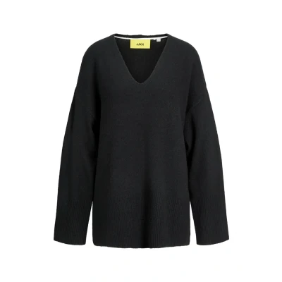 Abbildung von JJXX Jxlucca Diverse Vneck Strickpullover, Damen, Größe: XS, Black