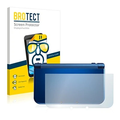 Abbildung von BROTECT (2 Stück Schutzfolie für Nintendo New 3DS XL (Gehäuse) Displayschutz Folie Ultra Klar