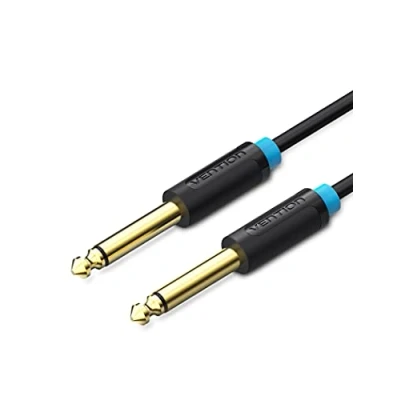 Abbildung von VENTION 6,35mm Gitarren Instrumentenkabel Mono Audio Klinke Kabel, 1/4&quot; Klinkenstecke TS Kabel auf Lärmschutz für Gitarre,Verstärker,Bass(0.5M)