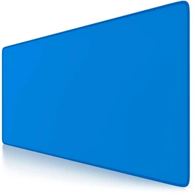 Abbildung von CSL XXL Speed Gaming Mauspad 900 x 400mm Mousepad Tischunterlage Large Size Perfekte Präzision und Geschwindigkeit z.B. für Logitech Maus Tastatur Blau