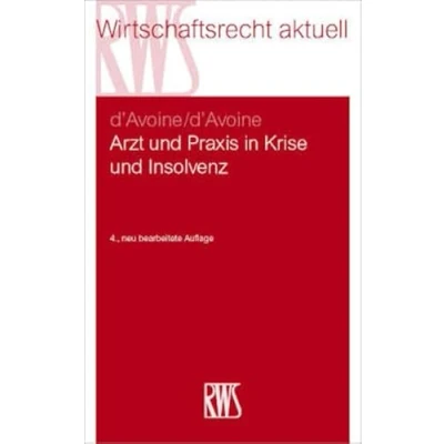 Abbildung von Arzt und Praxis in Krise Insolvenz (RWS Skript)