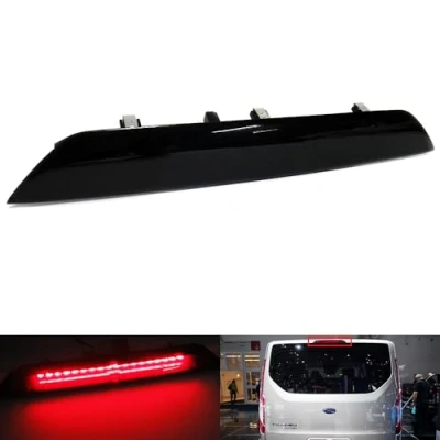 Abbildung von Schwarze Rauchglas Hinterradbremslicht für Transit MK8 ab 2012 Tourneo Custom Heckklappe