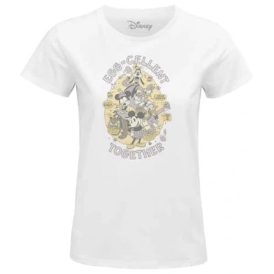 Abbildung von Disney Damen Wodprints016 T Shirt, weiß, X Large