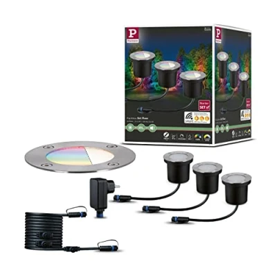 Abbildung von Paulmann LED Einbauleuchte &quot;Plug &amp; Shine&quot;, 3 flammig, Leuchtmittel Modul fest integriert, Modul, IP65 RGBW 24V ZigBee