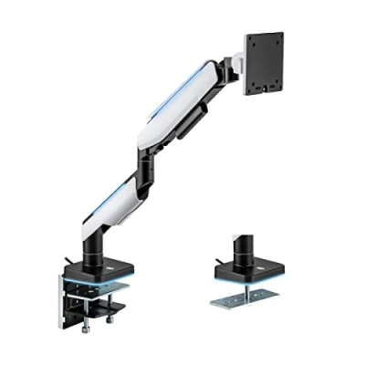 Abbildung von LogiLink BP0162 Monitor Halterung, (bis 49,00 Zoll, für 1749&quot;, Gasdruckfeder, mit Beleuchtungseffekt Gamer)