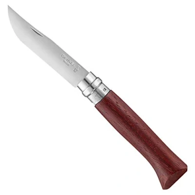 Abbildung von Opinel INOX Messer Erwachsene Bubinga Box, N 08