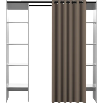 Abbildung von TemaHome Kleiderschrank &quot;TOM&quot;, Ausziehbarer auf 185,3 cm