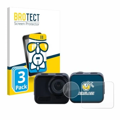 Abbildung von BROTECT Schutzglas für Rollei 9s Cube (3 Stück) Schutzfolie Panzer Folie Glas [Extrem Kratzfest 9H, Anti Fingerprint, Ultra Transparent]