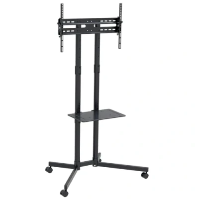 Abbildung von Maclean MC 951 Mobiler TV Ständer auf Rollen, Geeignet für 32 bis 70&#039; Fernseher zu 40 kg max. VESA 600x400, Universal Standfuß