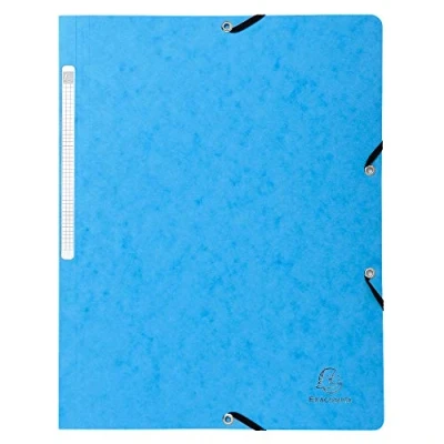 Abbildung von Exacompta Eckspannmappe Nature Future A4 Manila Karton 400g hellblau