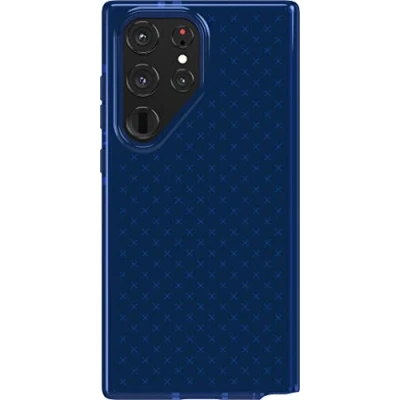 Abbildung von tech21 Evo Check für Samsung Galaxy S23 Ultra Mitternachtsblau 4,8 m Fallschutz, stoßfest, stoßfest und Kratzfest
