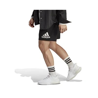 Abbildung von adidas Sportswear Essentials LOGO Shorts, Herren, Größe: XL, Black/white