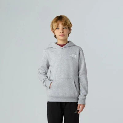Abbildung von The North Face TEEN Simple DOME Hoodie Unisex Sweatshirt für Kinder, Größe: 146 151, Light grey heather
