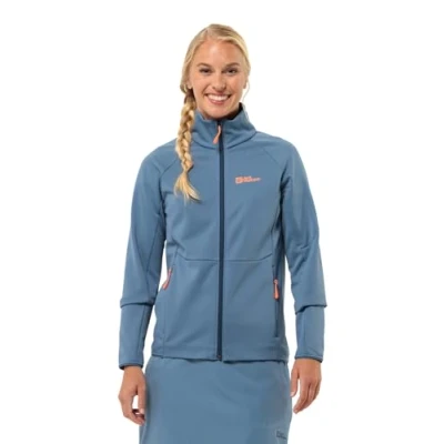 Abbildung von Jack Wolfskin Alpgrat FZ W Fleecejacke, Damen, Größe: Medium, Elemental blue
