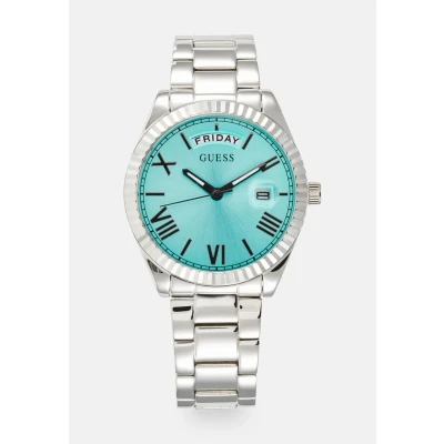 Abbildung von Guess LUNA Uhr silvercoloured, Damen, Größe: One Size, Silver coloured