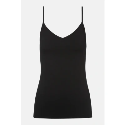 Abbildung von mey Spaghetti Serie Comfort Unterhemd/shirt, Damen, Größe: Large, Schwarz